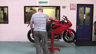 Ducati Panigale Motorcycle Lift Stand [upl. by Jonell741]