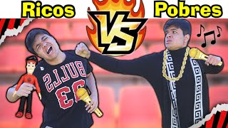 RICOS VS POBRES NA BATALHA DE RIMAS com a música do ENALDINHO 84 [upl. by Ahsien]