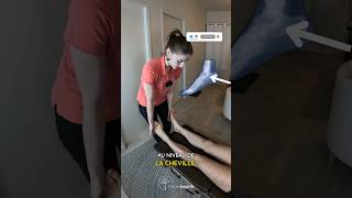 Manipulation articulaire cheville chiropracteur shorts asmr massage mobility sports shorts [upl. by Bourne]