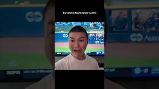 Brewers Fan Reacts to loss vs Mets 2024 MLB Wild Card Game 3 [upl. by Colan748]