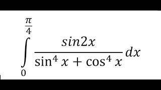 Calculus Help Integral ∫0π4 sin2xsin4⁡xcos4⁡x  dx  Integration by Substitution [upl. by Aizek515]