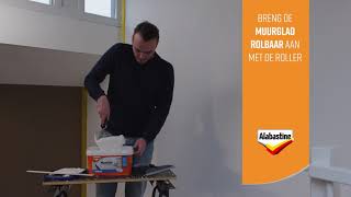 Een beschadigde muur glad maken  Alabastine [upl. by Eciryt]