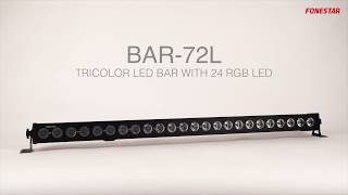 FONESTAR BAR72L  BARRA LED TRICOLOR [upl. by Aveline]