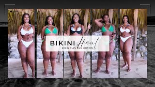 PLUS SIZE SHEIN BIKINI amp BEACHWEAR HAUL [upl. by Goldshlag908]