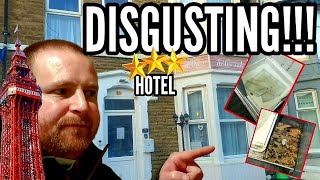 I paid £17 to stay in this low budget HOTEL in BLACKPOOL  worst hotel ever [upl. by Nomahs]