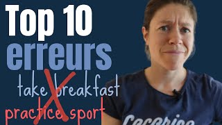 TOP 10 ERREURS de colocation en anglais  ne dites pas take breakfast [upl. by Aileve]