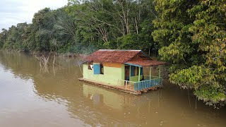 MEMBUAT RUMAH RAKIT DI SUNGAI BESAR DAN BERMALAM 5 HARI 4 MALAM SERTA MENCARI UDANG GALAH DAN IKAN [upl. by Wilow786]