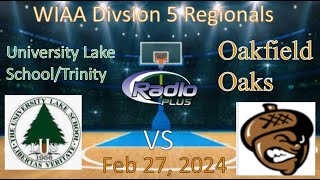 University Lake School  Christian A at Oakfield Regional 22724 [upl. by Odelet]