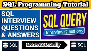 LIVE Top 100 questions asked previously in different interviews  SQL interview questions freshers [upl. by Dupuy]