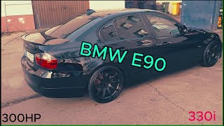 BMW E90 330i M Performance exhaust ALA GTR R35 [upl. by Sirad]