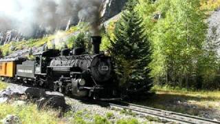 Durango and Silverton K36 Passes at speed [upl. by Bergmans391]