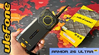 Ulefone Armor 26 Ultra 5G WalkieTalkie Version  Unboxing and HandsOn [upl. by Kimitri]