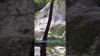 Tourists in Italy discover the Bagni San Filippo natural pools [upl. by Kcirddot]