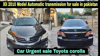 Car Xli 2010 Model Toyota corolla Car for sale in pakistan [upl. by Valma]