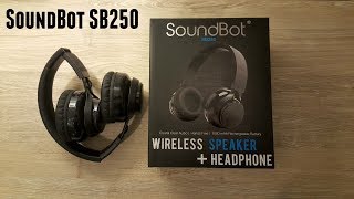 SoundBot SB250 Bluetooth Headphones  Speakers [upl. by Jennette]