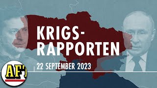 Krigsrapporten 22 september Kommer stödet från väst upphöra [upl. by Benedix]