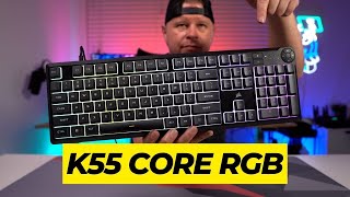 Corsair K55 Core RGB Gaming Keyboard Review [upl. by Ytsim]