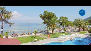 THASSOS  Hotel Rachoni Bay  GRECOS [upl. by Yrocal]