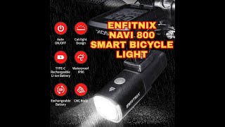 ENFITNIX NAVI 800SMART BICYCLE LIGHT [upl. by Slyke]