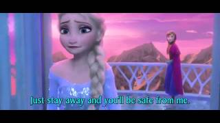 FROZEN  For the First Time in Forever Anna and Elsa  Official Disney 3D Movie Clip  With Words [upl. by Owades]