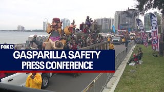 Gasparilla safety press conference [upl. by Floris543]