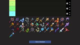 Terraria Summoner tier list MY OPINION [upl. by Sara]