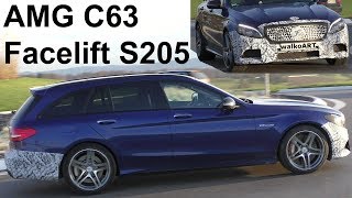 Mercedes Prototypes  Erlkönig AMG C63s T S205 Estate Facelift Modellpflege 2018  4K SPY VIDEO [upl. by Macario]