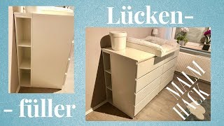 Lückenfüller  IKEA MALM HACK Wickelkommode [upl. by Fonzie]