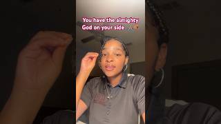 GOD IS ON YOUR SIDE jesusgirl christiangirl jesuslovesyou positivity god hallelujah jesus [upl. by Atinauq]