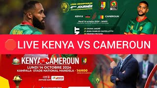 🔥🛑🎥LIVE KENYA 01 CAMEROUN🇨🇲 1410 2024 QUALIFICATIONS COUPE D AFRIQUE [upl. by Mellman130]