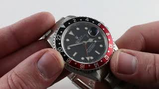 PreOwned Rolex GMT Master II quotCoke Bezelquot 16760 Luxury Watch Review [upl. by Halden]