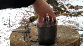 BCB Crusader canteen cup ss lidby Heavy Cover [upl. by Enovad]