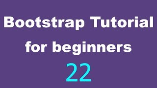 Bootstrap Tutorial for Beginners  22  Collapse navbar [upl. by Adnoral]