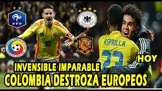 EUROPEOS ENLOQUECEN CON COLOMBIA IMPARABLE JAMES RODRIGUEZ LUIS DIAZ PALABRAS [upl. by Notecnirp]