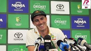 Pat Cummins Press Conference Full BGT कैसे जीतेगी Australia Captain ने किया बड़ा खुलासा  INDAUS [upl. by Annauqahs974]