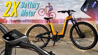 World’s FIRST DualMotor amp DualBattery ebike  Urtopia Carbon Fusion GT REVIEW [upl. by Ocirled]