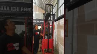 jual stacker semi elektrik bogor cikarang bekasi karawang [upl. by Gyasi]