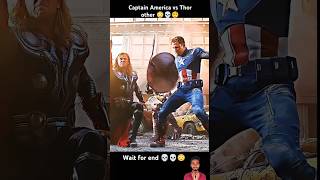 Captain America pairing with other vs Thor other 💀😳🗿 shorts superman marvel thor captainamerica [upl. by Sami127]