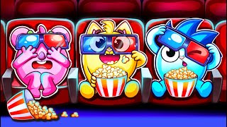 Babys First Time at the Theater 🍿 Good Manners  Kids Songs 😻🐨🐰🦁And Nursery Rhymes by Baby Zoo [upl. by Cirilla]