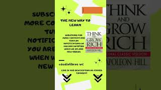 🔘 Think And GROW RICH AudioBook 🔝 By Napoleon Hill Author 🎧 [upl. by Arne691]