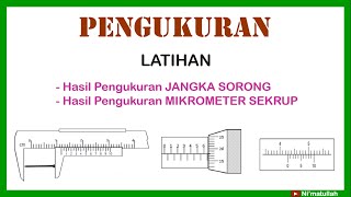 Pembahasan Soal Pengukuran  Jangka Sorong dan Mikrometer Sekrup Fisika Kelas 10 [upl. by Idoc120]