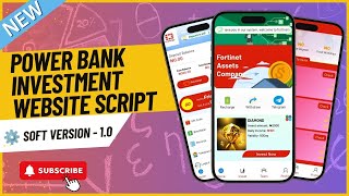 New Power Bank investment website Script Free Download With Complete Admin Panel  New Mining Source [upl. by Vipul801]