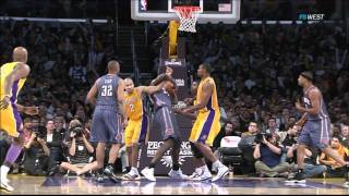 Bobcats vs Lakers 030411 Lakers Highlights [upl. by Veneaux]