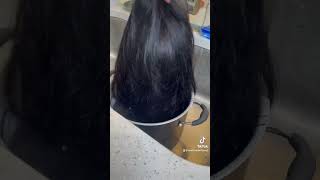 50 INCH ALIEXPRESS WIG EASY JET BLACK WATERCOLOR METHOD wigs lacefrontal hairextensions [upl. by Nnor]