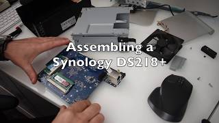 Synology DS218 A Look Inside RAM change upgrade  part 2 Assembling [upl. by Aleak]