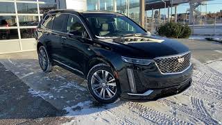 Black 2022 Cadillac XT6 Premium Luxury Review  Wolfe Calgary [upl. by Arty836]