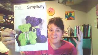 Simplicity Memory Bear Pattern Sale  Sewing Pattern Haul  October 2021 sewing sew [upl. by Nayhr357]