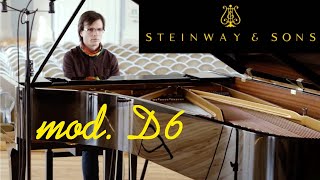 PIANO DEMO BRAND NEW STEINWAY D  Improvisation over a folk song quotSkákal pesquot [upl. by Malka]