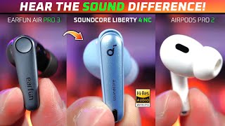 Soundcore Liberty 4 NC Review vs Earfun Air Pro 3 vs AirPods Pro 2  Did not expect this 😲 [upl. by Dylane234]