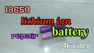 How to make 18650 model 37 volt lithiumion battery repair [upl. by Martijn475]